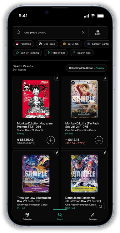 Shiny Android Shiny — Trading Card Scanner & Collection Tracker App